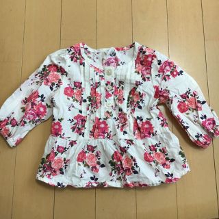 オールドネイビー(Old Navy)のOLD NAVY  花柄 カットソー 60 70 トップス オールドネイビー(シャツ/カットソー)