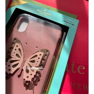 ケイトスペードニューヨーク(kate spade new york)のyumu様★桜色ケイトスペードiPhone xs max 用ケース★日本未発売品(iPhoneケース)