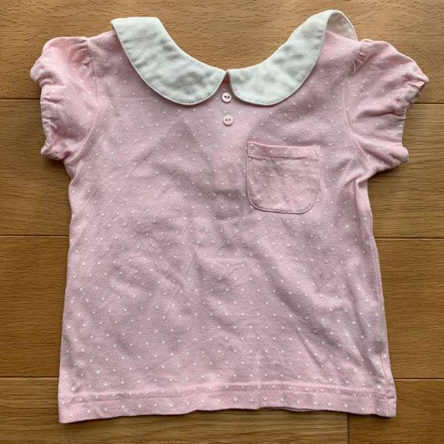 ベルメゾン(ベルメゾン)のキッズ 襟つき トップス キッズ/ベビー/マタニティのキッズ服女の子用(90cm~)(Tシャツ/カットソー)の商品写真