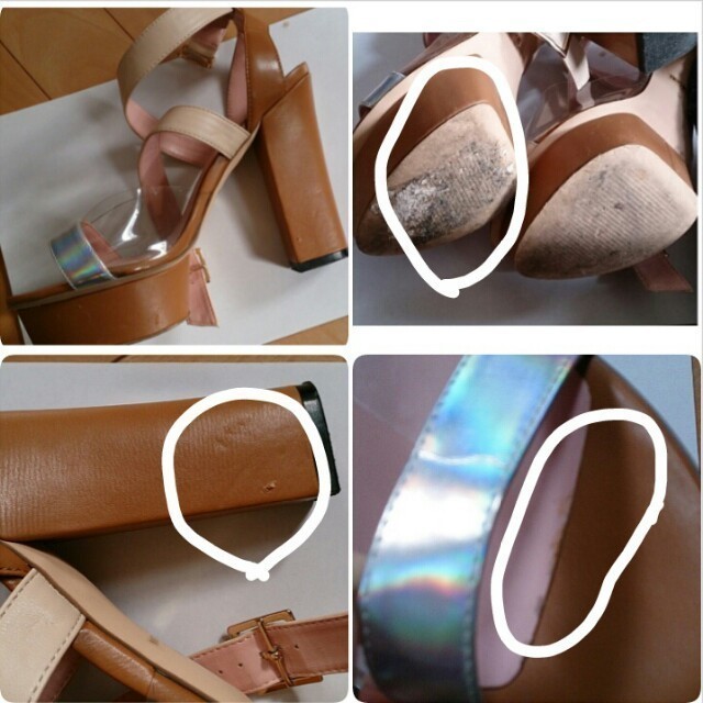 MERCURYDUO(マーキュリーデュオ)のオーロラ切替クロスサンダル レディースの靴/シューズ(サンダル)の商品写真
