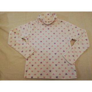 ユニクロ(UNIQLO)のユニクロキッズ☆130センチ女の子☆フリースハイネックタートルネックUNIQLO(Tシャツ/カットソー)