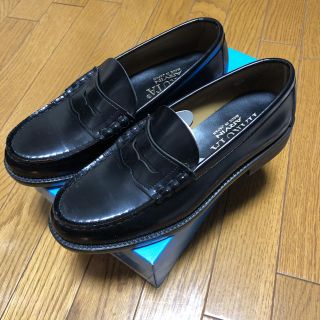 ハルタ(HARUTA)のHARUTA ローファー 黒 25.5cm(その他)