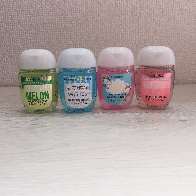 Bath Body Works 人気商品 アメリカ バス ボディワーク ポケット抗菌ハンドジェル4本の通販 By Dadada バスアンドボディーワークスならラクマ