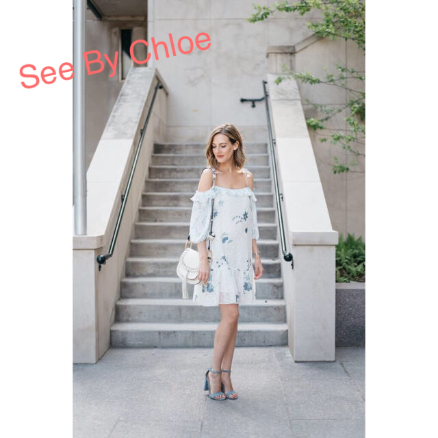 See By Chloe シフォンワンピース