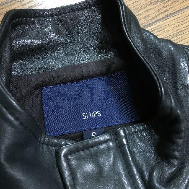 SHIPS(シップス)の美品SHIPS　Wジップ ラムレザージャケット　シップス メンズのジャケット/アウター(レザージャケット)の商品写真