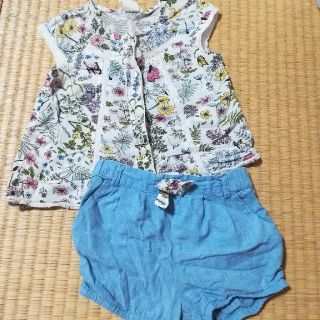 ベビーギャップ(babyGAP)のベビーギャップ　女の子　ボタニカル(タンクトップ/キャミソール)