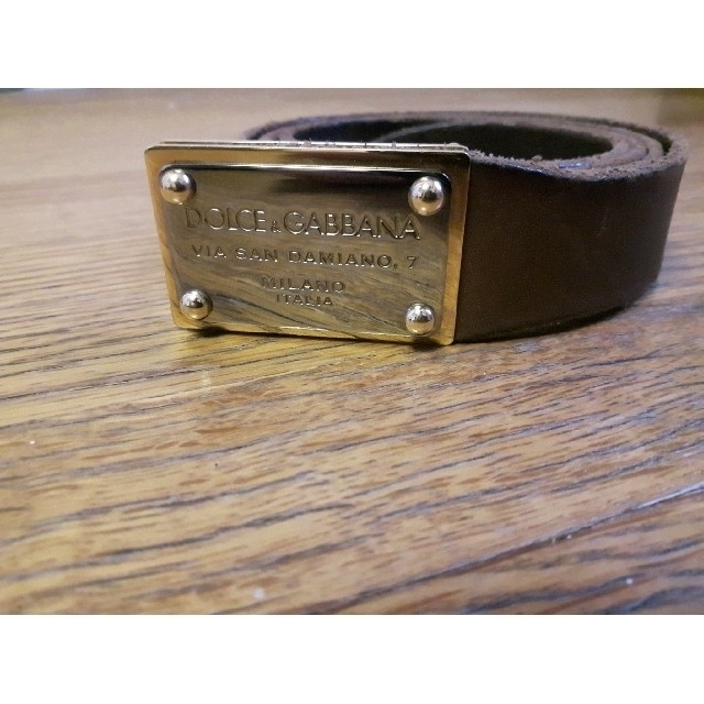 DOLCE&GABBANA】プレートバックルベルト 【訳あり】 www.gold-and-wood.com