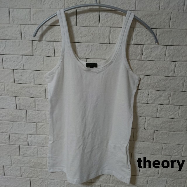 theory(セオリー)のtheory タンクトップ 白 レディースのトップス(タンクトップ)の商品写真