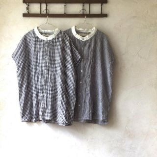 ネストローブ(nest Robe)のfog with nest Robe＊リネンシャツ(シャツ/ブラウス(半袖/袖なし))