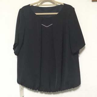 ユナイテッドアローズグリーンレーベルリラクシング(UNITED ARROWS green label relaxing)のgreen label relaxing ネックレスモチーフ付きブラウス(シャツ/ブラウス(半袖/袖なし))