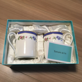 ティファニー(Tiffany & Co.)のTIFFANY&Co.  マグカップ2客(グラス/カップ)