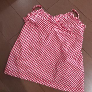 ベビーギャップ(babyGAP)のベビーギャップ キャミソール ギンガムチェック(Tシャツ/カットソー)