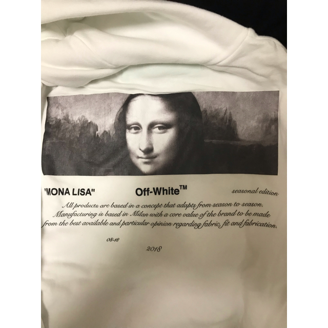 OFF-WHITE(オフホワイト)のOFF-WHITE 04 MONALISA HOODIE M パーカー メンズのトップス(パーカー)の商品写真