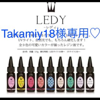 Takamiy18様専用です LED・UVカラーレジン液　ハード 25g 9本(各種パーツ)