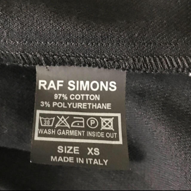 RAF SIMONS(ラフシモンズ)のRAF SIMONS ブラックデニムシャツ メンズのジャケット/アウター(Gジャン/デニムジャケット)の商品写真