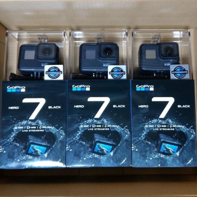 新品未開封GoPro HERO7 Black x３台セット