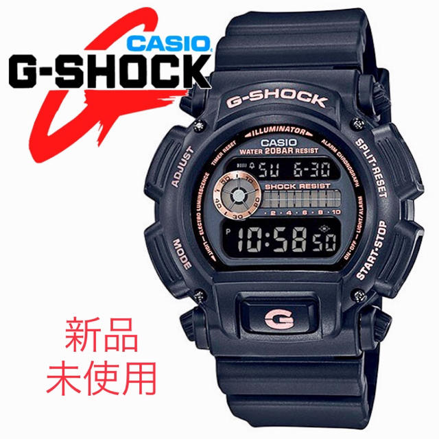 上等な G-SHOCK - G-SHOCK ブラック&ローズゴールド 腕時計(デジタル)