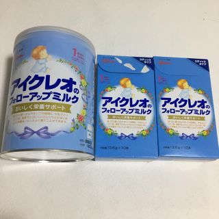 グリコ(グリコ)のアイクレオ★粉ミルク★大缶820ｇとスティックタイプ10本が２箱セット★グリコ(その他)