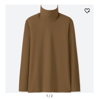 ユニクロ(UNIQLO)のR❤️様専用 UNIQLO＊コンパクトコットンタートルネックT（長袖）☆美品(Tシャツ(長袖/七分))