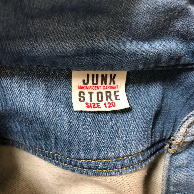 JUNK STORE(ジャンクストアー)のデニムジャケット キッズ/ベビー/マタニティのキッズ服男の子用(90cm~)(ジャケット/上着)の商品写真