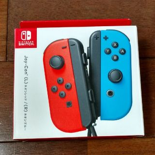 ニンテンドースイッチ(Nintendo Switch)の新品 ジョイコン Joy-Con (L)/(R) ネオンレッド ネオンブルー(その他)