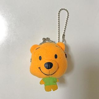 クマノプーサン(くまのプーさん)のがま口小銭入れ ストラップ プーさん (コインケース)