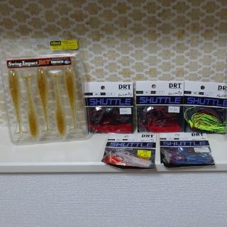 【DRT新品未開封】旧シャトル５個 1/4oz 3/8ozとスイングFAT4.8(ルアー用品)