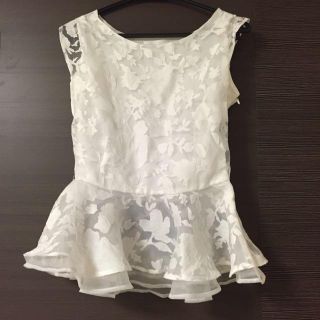 ジルスチュアート(JILLSTUART)のJILLSTUART♡白トップス(シャツ/ブラウス(半袖/袖なし))