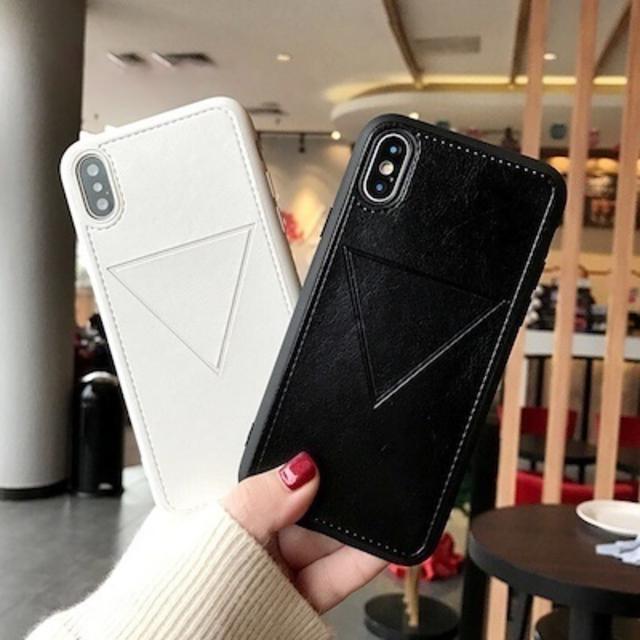 エルメス iphone8plus ケース 人気 | レザー風 トライアングル ユニセックス iPhoneケースの通販 by Sweet Angel｜ラクマ