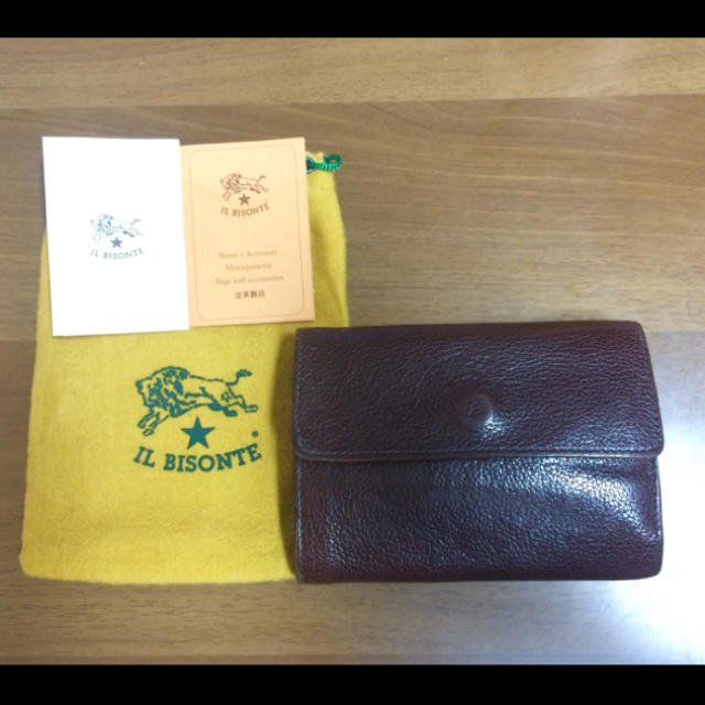IL BISONTE(イルビゾンテ)の値下げ　IL BISONTE  イルビゾンテ  三つ折り財布 メンズのファッション小物(折り財布)の商品写真