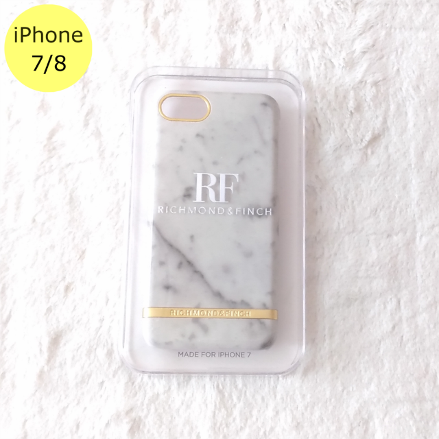 Richmond & Finch マーブル iPhone7/8ケース 白の通販 by Pochi公's shop｜ラクマ