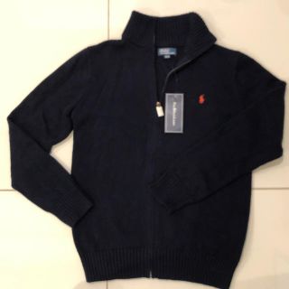 ポロラルフローレン(POLO RALPH LAUREN)のラルフローレン紺色長袖カーディガンセーター(ニット)