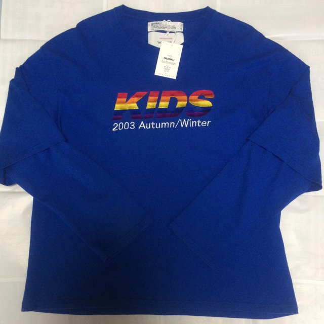 DAIRIKU 18AW KIDSレイヤードTシャツ青 | www.innoveering.net