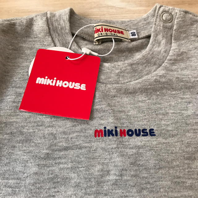 mikihouse(ミキハウス)のとみ〜様専用ページです。未使用/ミキハウス Tシャツ 2枚セット キッズ/ベビー/マタニティのベビー服(~85cm)(Ｔシャツ)の商品写真