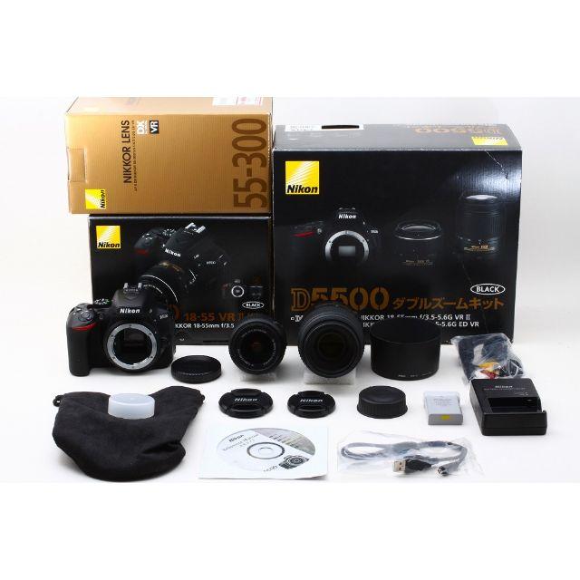 Nikon ニコン D5500 ダブルズーム♪ 元箱付★