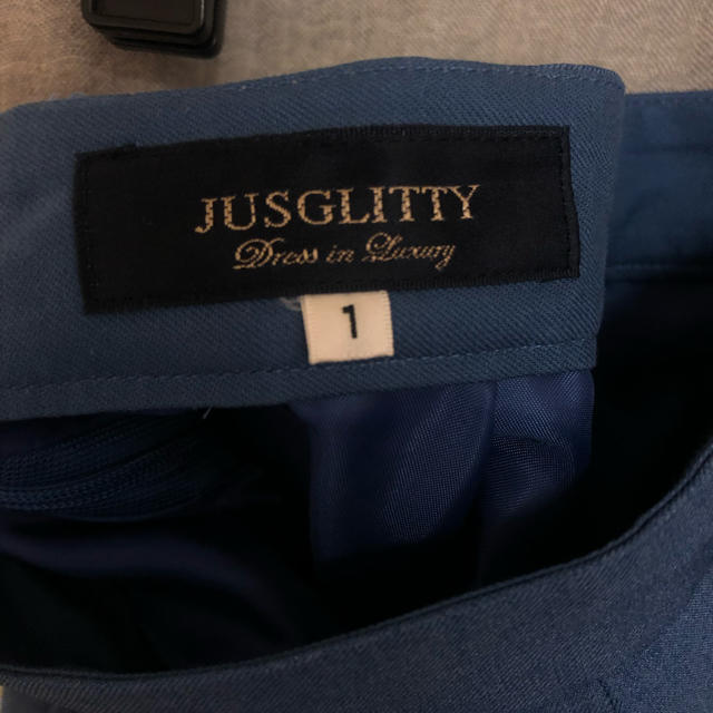 JUSGLITTY(ジャスグリッティー)の今季ジャスグリッティー アシンメトリーフレアスカート レディースのスカート(ひざ丈スカート)の商品写真