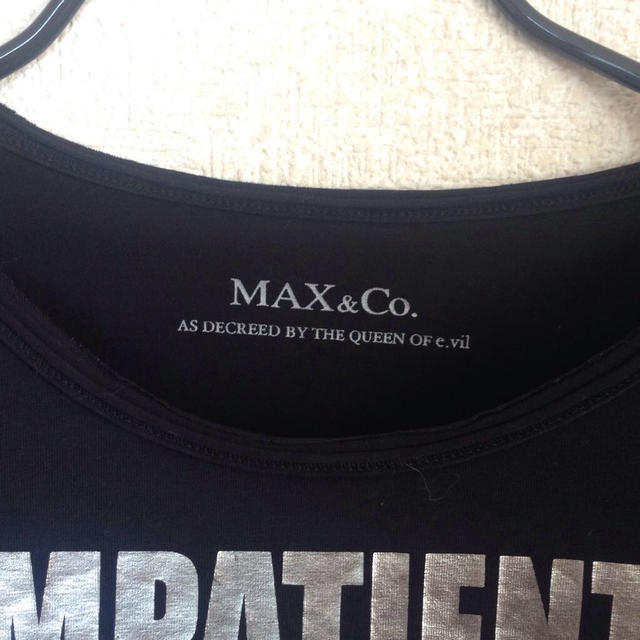 Max & Co.(マックスアンドコー)の【美品】Max&Co. 黒ロンT レディースのトップス(Tシャツ(長袖/七分))の商品写真