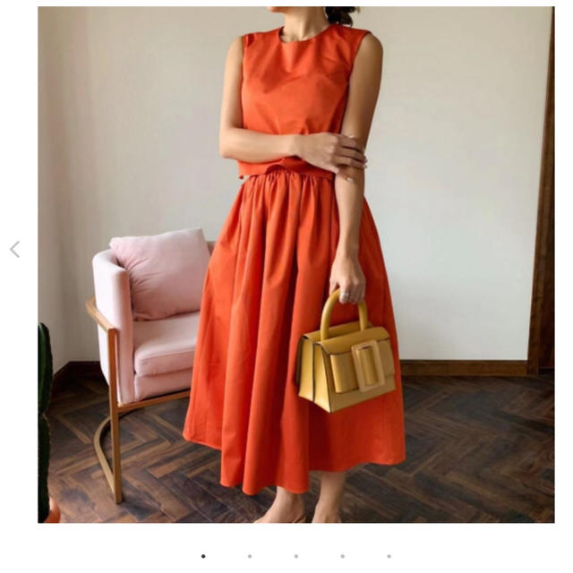 ZARA(ザラ)のbirthdaybashコンビネゾンフレアワンピースLIMITED ORANGI レディースのワンピース(ロングワンピース/マキシワンピース)の商品写真