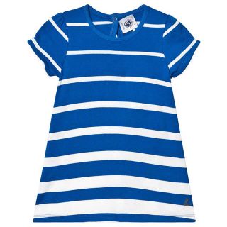 プチバトー(PETIT BATEAU)のtipe様専用♡36m プチバトー ブルーボーダーワンピース(ワンピース)