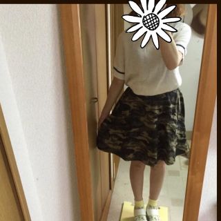 ダブルクローゼット(w closet)のw closet カモフラスカート(ミニスカート)