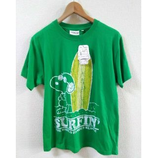 スヌーピー(SNOOPY)のスヌーピー サーフィン Tシャツ Lサイズ(Tシャツ/カットソー(半袖/袖なし))