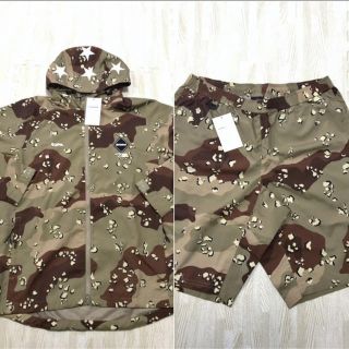 エフシーアールビー(F.C.R.B.)のFCRB CAMOUFLAGE PRACTICE JACKET カモ ブリストル(ナイロンジャケット)