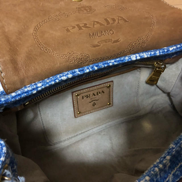 専用！PRADA プラダ ツイード チェーンバッグ