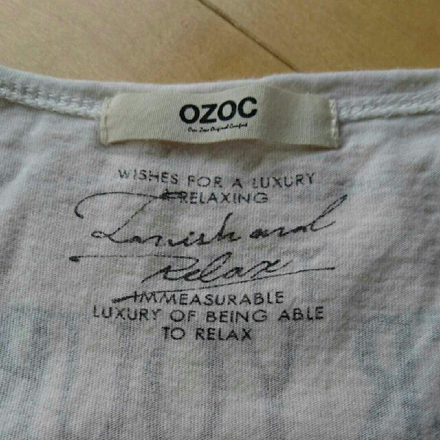 OZOC(オゾック)のOZOC  ロングTシャツ レディースのトップス(Tシャツ(半袖/袖なし))の商品写真