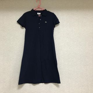 ラコステ(LACOSTE)のラコステ ネイビー ワンピース(ひざ丈ワンピース)