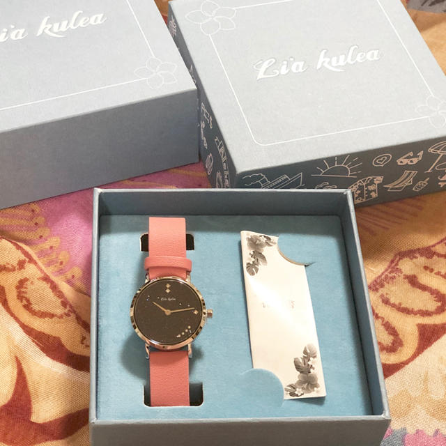 Daniel Wellington(ダニエルウェリントン)のLia kulea リアクレア ピンク×シルバー レディースのファッション小物(腕時計)の商品写真