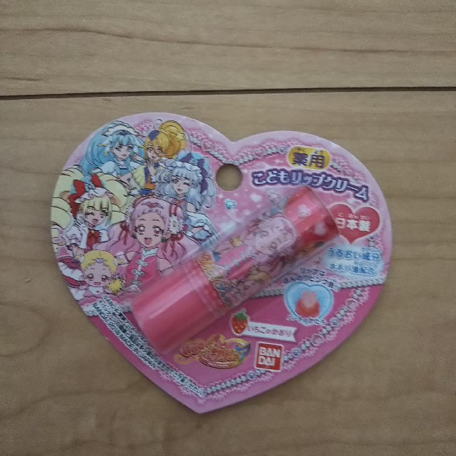 BANDAI(バンダイ)のプリキュアリップクリーム コスメ/美容のスキンケア/基礎化粧品(リップケア/リップクリーム)の商品写真