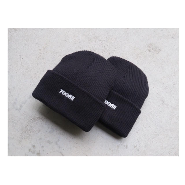 1LDK SELECT(ワンエルディーケーセレクト)の700fill ビーニー ニット ブラック メンズの帽子(ニット帽/ビーニー)の商品写真