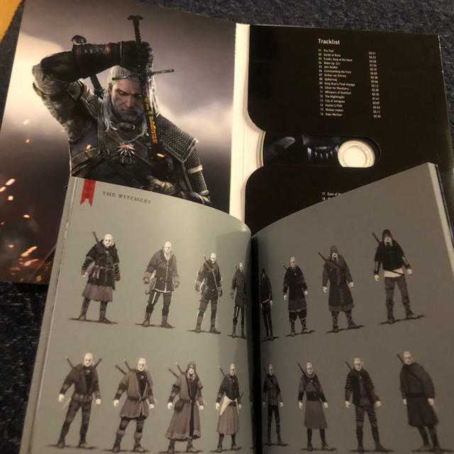 PlayStation4(プレイステーション4)のThe witcher wild hunt サウンドトラックCD&アートブック エンタメ/ホビーのCD(ゲーム音楽)の商品写真