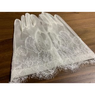 ヴェラウォン(Vera Wang)のwithwhite ウェディング ショートグローブ(手袋)